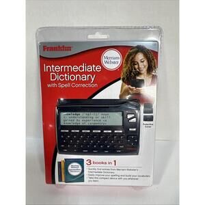 New Franklin Intermediate Dictionary with Spell Correction MWD-465 3 in 1 B12
